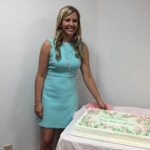 Loft scalloped dress